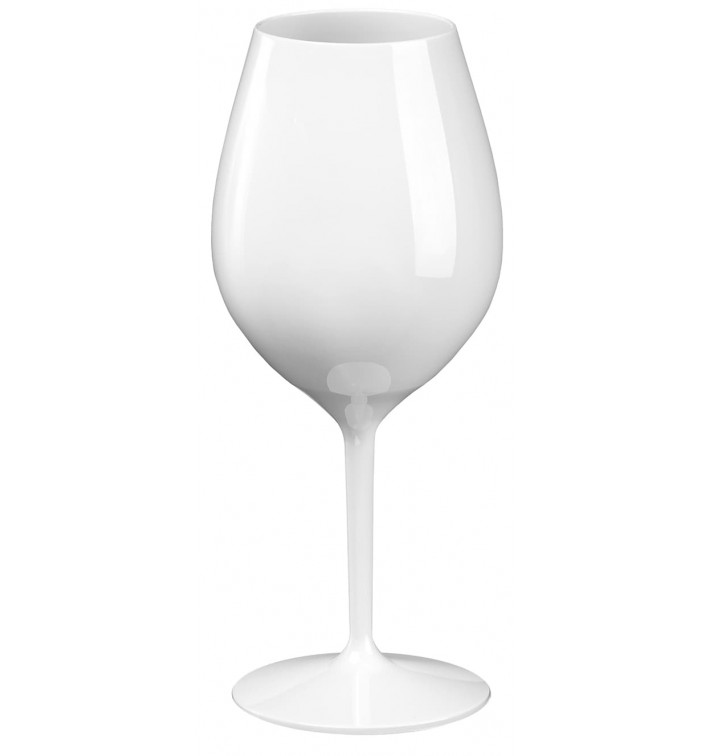 Flûte Réutilisable pour Vin Tritan Blanc 510ml (1 Unité)