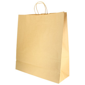 Sac en papier avec Anses KRAFT 100g 46+16x49cm (200 Utés)