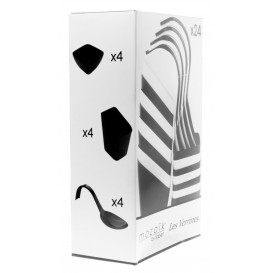 Kit pour Dégustation Blanc et Noir 24 pièces (1 Kit)