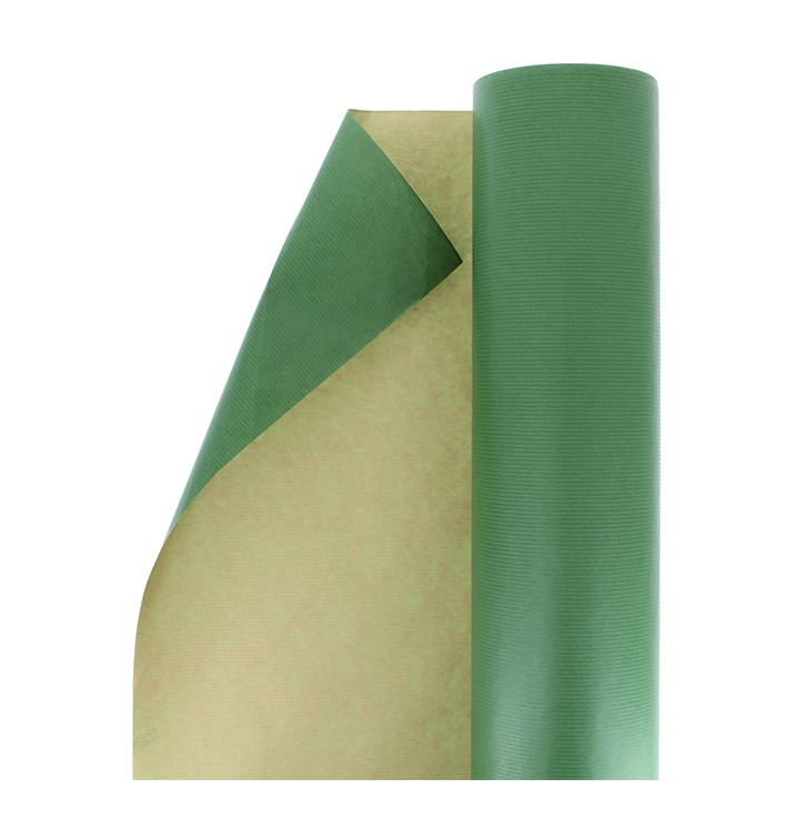 Rouleau de Papier Cadeau Kraft Vert (1 Unité)