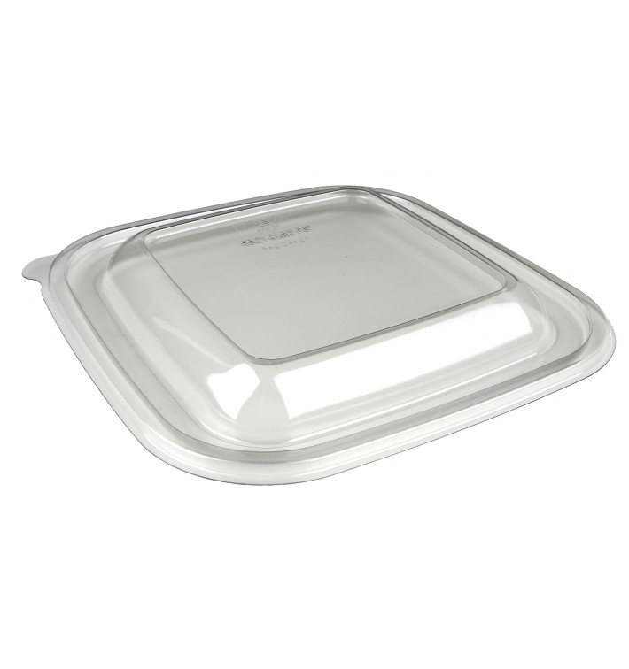 Couvercle Plastique PET pour Bol 120x120x70mm (300 Utés) Couvercle Plastique PET pour Bol 120x120x70mm (300 Utés)