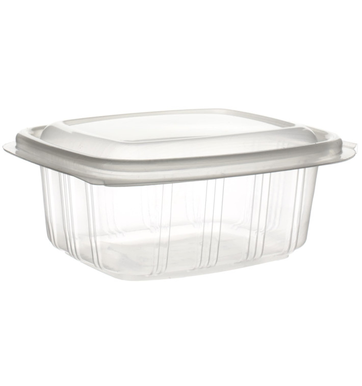 Barquette à Couvercle Charnière en Relief PP 250ml (50 Utés) Barquette à Couvercle Charnière en Relief PP 250ml (50 Utés)