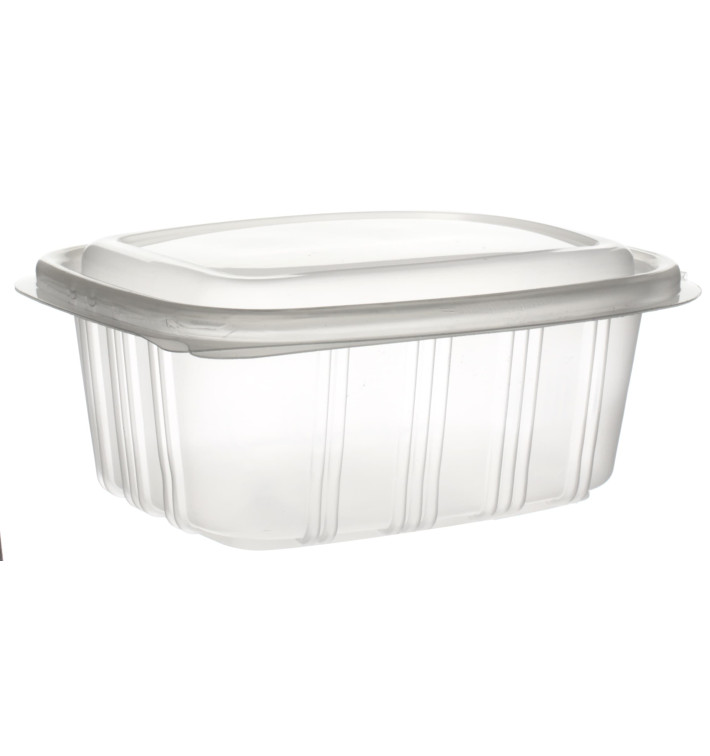 Barquette à Couvercle Charnière en Relief PP 500ml (50 Utés) Barquette à Couvercle Charnière en Relief PP 500ml (50 Utés)