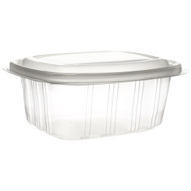 Barquette à Couvercle Charnière en Relief PP 750ml (50 Utés)