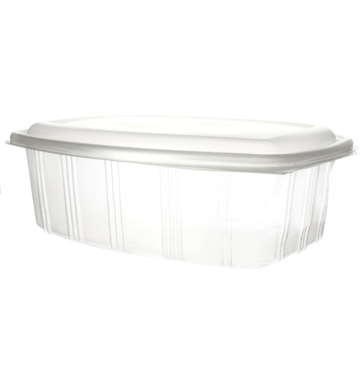 Barquette à Couvercle Charnière en Relief PP 2000ml (200 Utés) Barquette à Couvercle Charnière en Relief PP 2000ml (200 Utés)