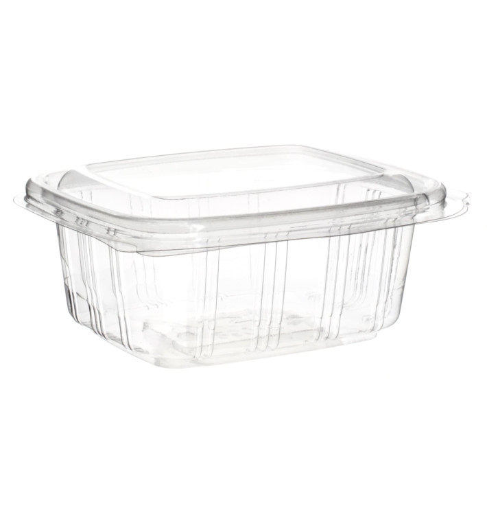 Barquette à Couvercle Charnière Relief PET 250ml (50 Utés) Barquette à Couvercle Charnière Relief PET 250ml (50 Utés)