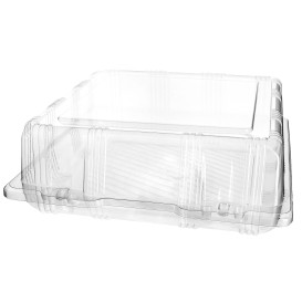 Boîte à charnière Pour Pâtisserie PET 22x22x8cm (20 Utés)