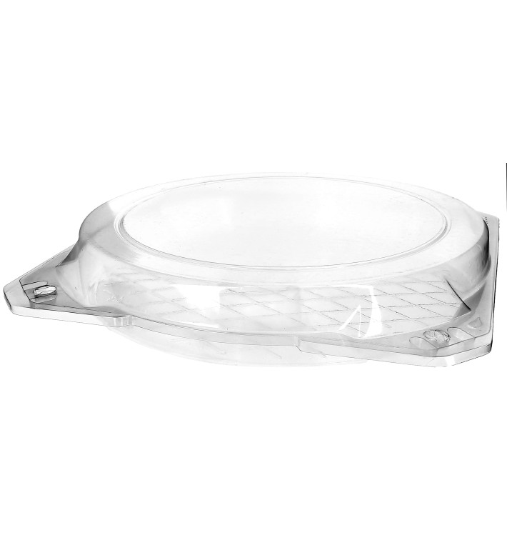 Boîte à charnière Pour Pâtisserie PET Ø27x5cm (100 Utés) Boîte à charnière Pour Pâtisserie PET Ø27x5cm (100 Utés)