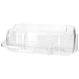 Boîte à charnière Pour Pâtisserie PET 18x9,5x6cm (20 Utés)