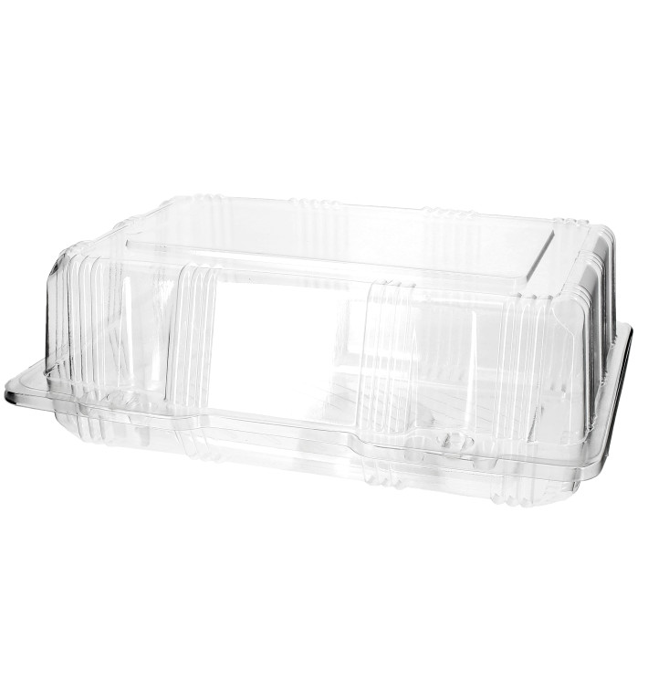 Boîte à charnière Pour Pâtisserie PET 22x14,5x8cm (220 Utés) Boîte à charnière Pour Pâtisserie PET 22x14,5x8cm (220 Utés)