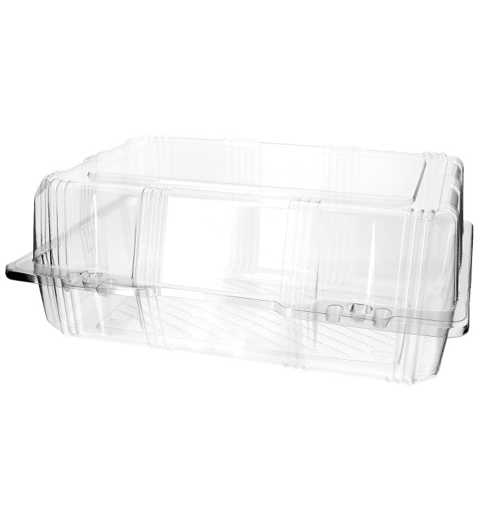 Boîte à charnière Pour Pâtisserie PET 25x17x10cm (220 Utés) Boîte à charnière Pour Pâtisserie PET 25x17x10cm (220 Utés)
