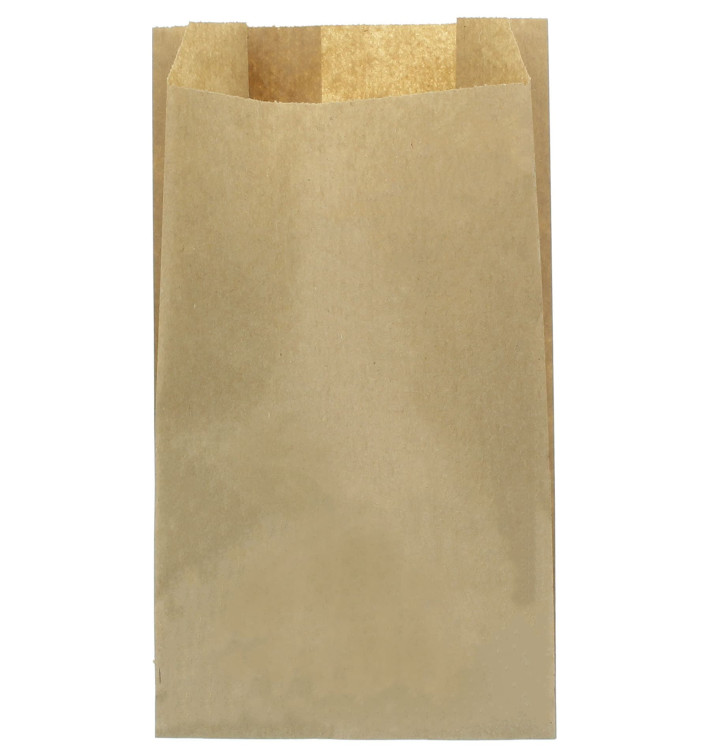 Sac Papier Kraft 12+6x20cm (1000 Unités) Sac Papier Kraft 12+6x20cm (1000 Unités)
