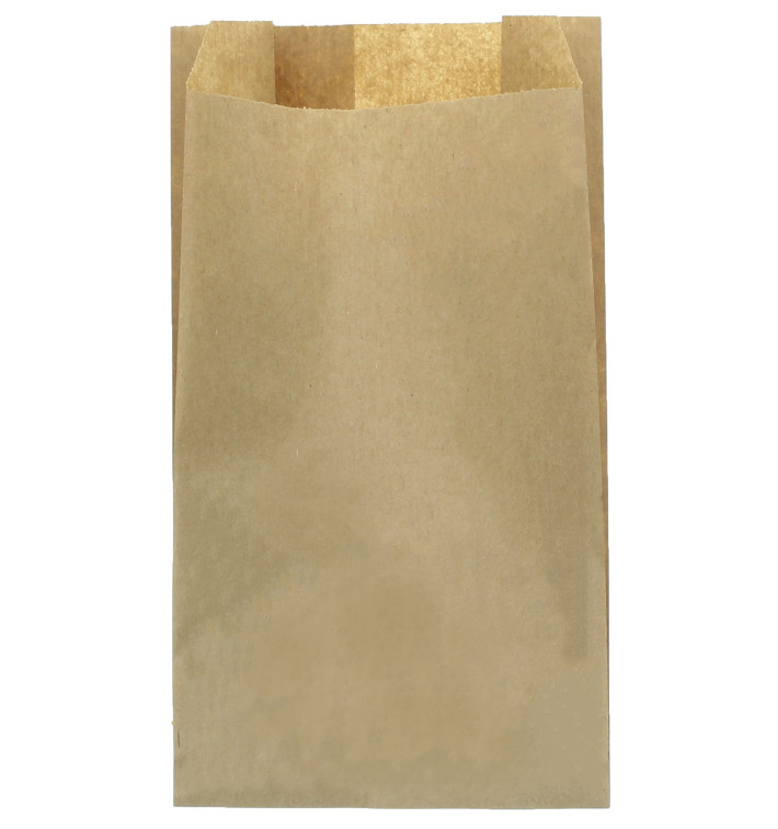 Sac Papier Kraft 14+7x24cm (1000 Unités) Sac Papier Kraft 14+7x24cm (1000 Unités)