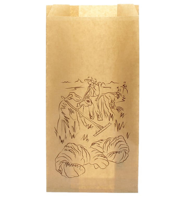 Sac Papier Kraft "Siega" 18+7x50cm (100 Utés) Sac Papier Kraft "Siega" 18+7x50cm (100 Utés)