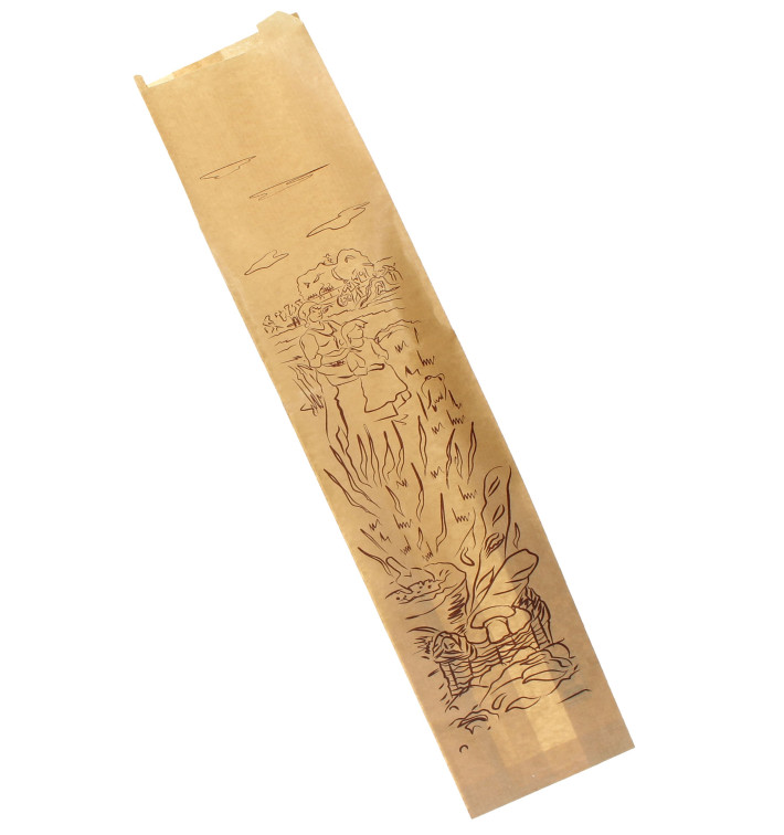 Sac Papier Kraft "Siega" 12+9x50cm (100 Utés) Sac Papier Kraft "Siega" 12+9x50cm (100 Utés)