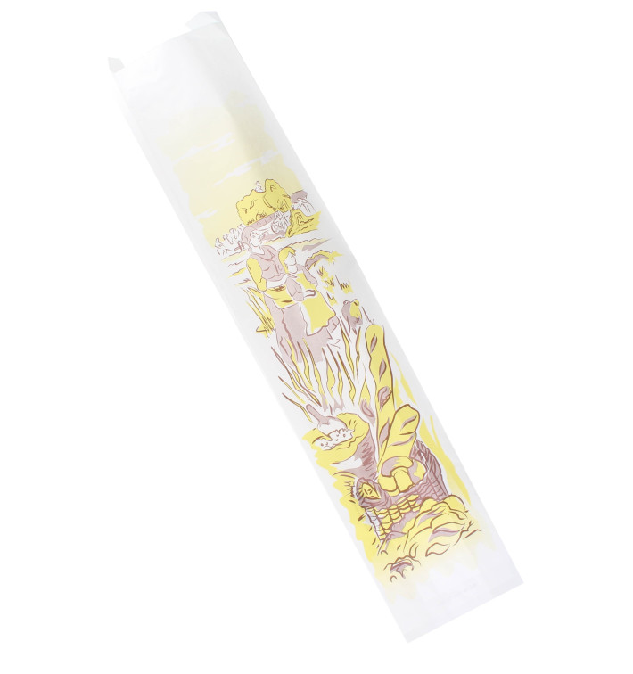 Sac Papier Blanc "Siega" 12+6x58cm (1000 Unités) Sac Papier Blanc "Siega" 12+6x58cm (1000 Unités)
