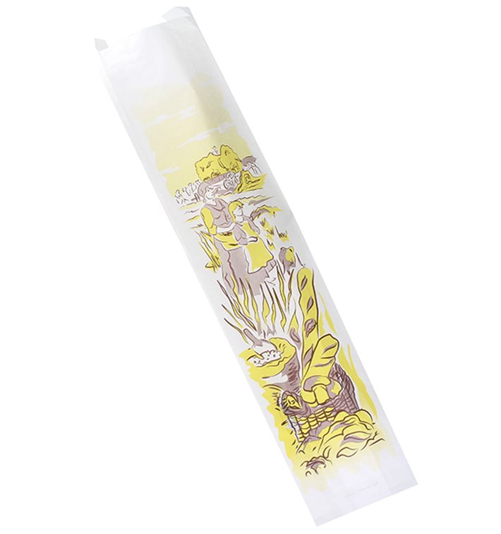 Sac Papier Blanc "Siega" 12+6x50cm (250 Utés) Sac Papier Blanc "Siega" 12+6x50cm (250 Utés)