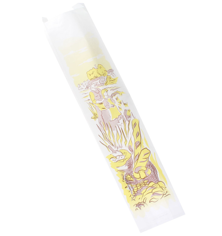 Sac Papier Blanc "Siega" 12+9x58cm (250 Unités) Sac Papier Blanc "Siega" 12+9x58cm (250 Unités)
