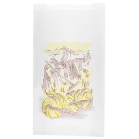 Sac Papier Blanc "Siega" 18+7x32cm (1000 Unités)