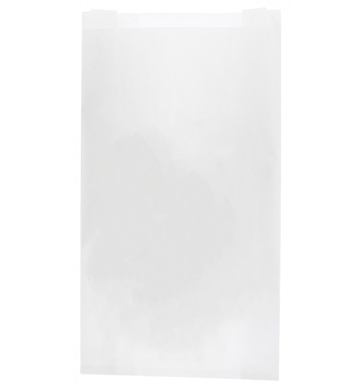 Sac Papier Blanc 18+7x32cm (100 Unités)