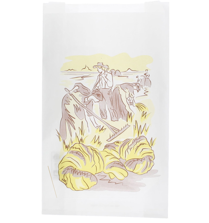 Sac Papier Blanc "Siega" 22+7x36cm (250 Unités) Sac Papier Blanc "Siega" 22+7x36cm (250 Unités)