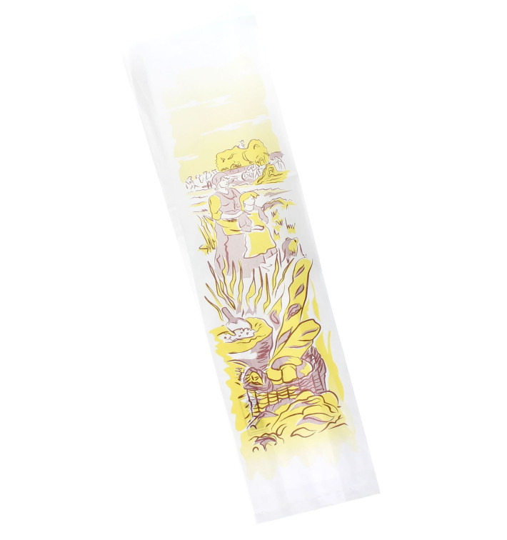Sac Papier Blanc "Siega" 9+5x32cm (1000 Unités) Sac Papier Blanc "Siega" 9+5x32cm (1000 Unités)
