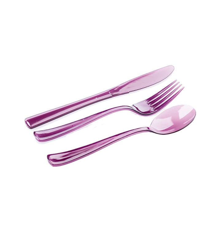 Couverts Fourchette, Couteau, Cuillère Aubergine (20 Utés) Couverts Fourchette, Couteau, Cuillère Aubergine (20 Utés)