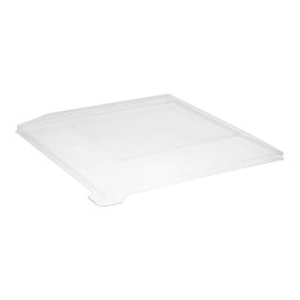 Couvercle Plastique PET 17x17cm (100 Unités)