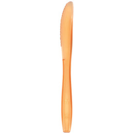 Couteau Plastique PS Premium Orange 190mm (50 Utés)