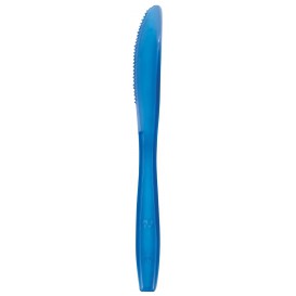 Couteau Plastique PS Premium Bleu 190mm (1000 Utés)