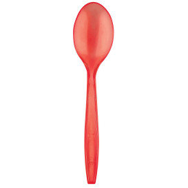 Cuillère Plastique PS Premium Rouge 190mm (1000 Utés)