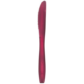 Couteau Plastique PS Premium Bordeaux 190mm (1000 Utés)