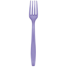 Fourchette Plastique PS Premium Lilas 190mm (50 Utés)