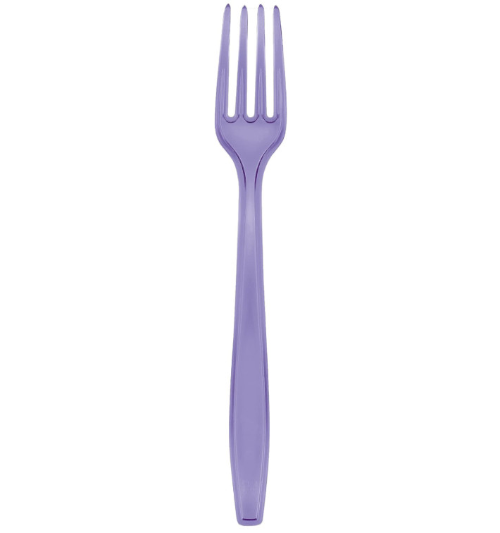 Fourchette Plastique PS Premium Lilas 190mm (50 Utés) Fourchette Plastique PS Premium Lilas 190mm (50 Utés)