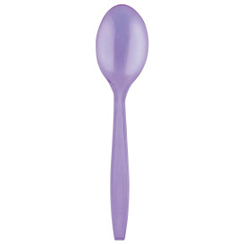 Cuillère Plastique PS Premium Lilas 190mm (50 Utés)