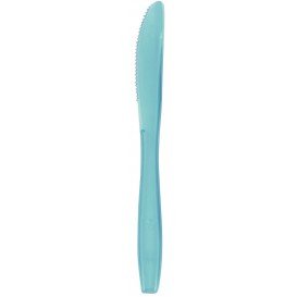 Couteau Plastique PS Premium Turquoise 190mm (1000 Utés)