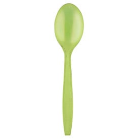 Cuillère Plastique PS Premium Vert Citron 190mm (1000 Utés)