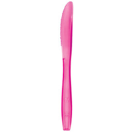 Couteau Plastique PS Premium Fuchsia 190mm (1000 Utés)