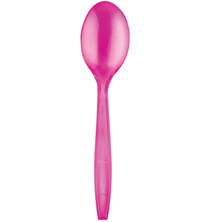 Cuillère Plastique PS Premium Fuchsia 190mm (50 Utés) Cuillère Plastique PS Premium Fuchsia 190mm (50 Utés)