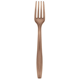 Fourchette Plastique PS Premium Marron 190mm (50 Utés)