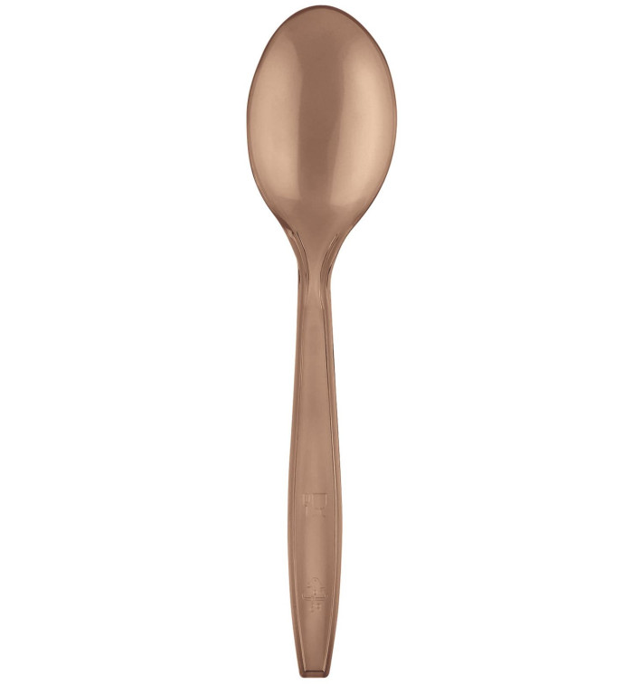 Cuillère Plastique PS Premium Marron 190mm (1000 Utés) Cuillère Plastique PS Premium Marron 190mm (1000 Utés)