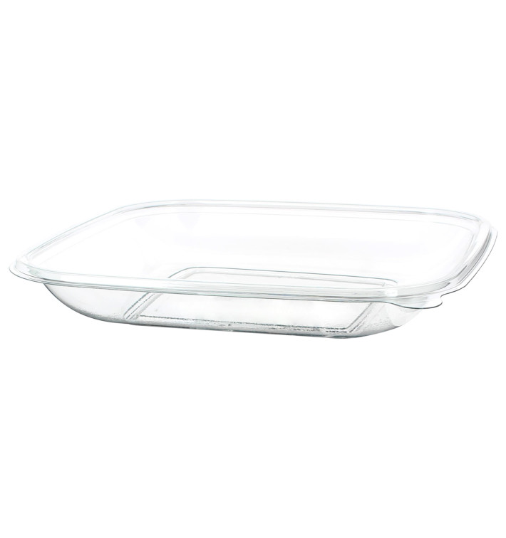 Bol en Plastique PET 500ml 190x190x30mm (50 Utés) Bol en Plastique PET 500ml 190x190x30mm (50 Utés)