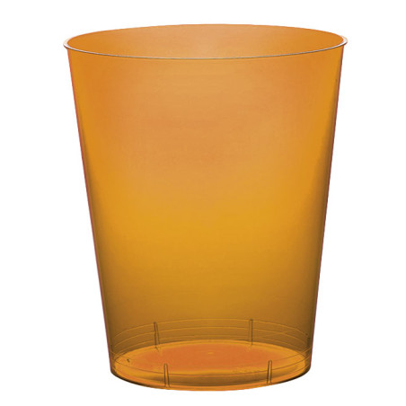 Verre Plastique Moon Orange Transp. PS 350ml (20 Unités)