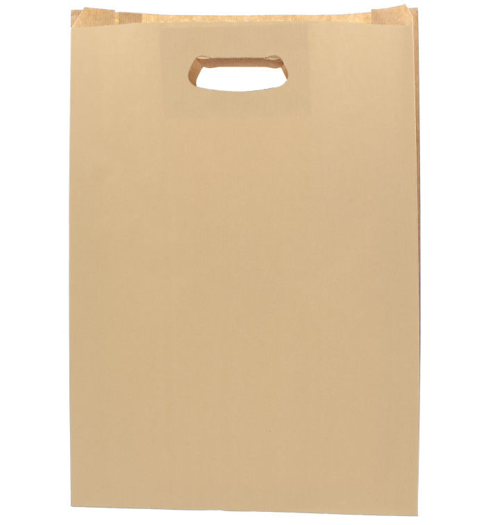 Sac en papier Hawanna Anses Découpées 31+8x42cm (250 Utés) Sac en papier Hawanna Anses Découpées 31+8x42cm (250 Utés)