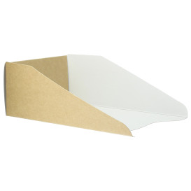 Emballage en Carton pour Gaufre 16x10cm (800 Unités)