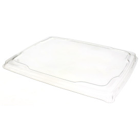Couvercle Plat Plastique pour Plateau 316x265mm (50 Unités)