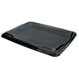 Couvercle Plat Plastique pour Plateau 316x265mm (50 Unités)