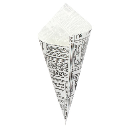 Cornet en Papier Ingraissable 295mm 250g (250 Utés)