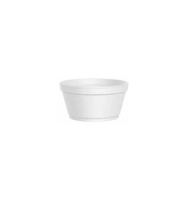 Pot en Foam Blanc 2 Oz/60ml Ø7,4cm (50 Unités) Pot en Foam Blanc 2 Oz/60ml Ø7,4cm (50 Unités)