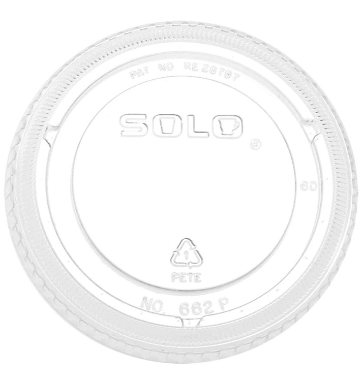 Couvercle Plat Fermé PET Cristal Ø9,8cm (1000 Utés) Couvercle Plat Fermé PET Cristal Ø9,8cm (1000 Utés)